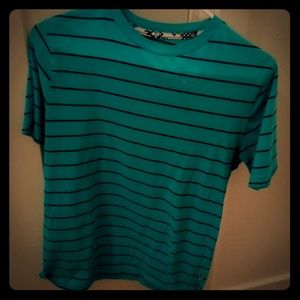 Black/ Blue Striped T-shirt